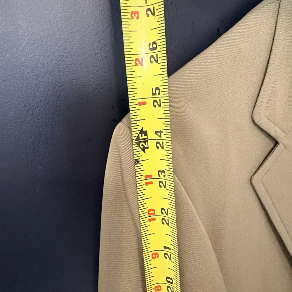 Brooks Brothers 346 Vintage Suit Tan  Wool/poly 80/20 blend Union Made USA 38
